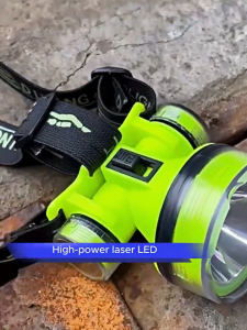 Diving Headlamp Super Bright 1000000LM Waterproof IPX8 3600mAh Rechargeable Head-Mounted Underwater Lighting High Power Fishing Searchlight