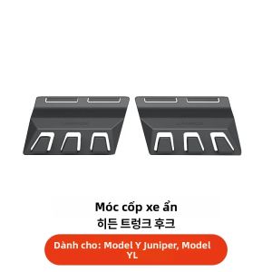 YZ | 2 Móc Treo Đồ Cốp Sau Ẩn Dành Cho Tesla Model YL Y Juniper 2025 2026 Giá Đỡ Túi Ô Phụ Kiện Nội Thất Ô Tô Của YZ