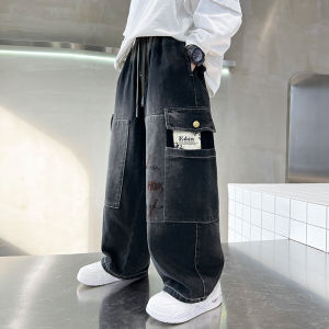 Vintage Boys Jeans Utility Pants Autumn