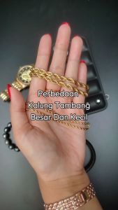 Kalung Pria & Wanita Emas Tambang Titanium KKEEK