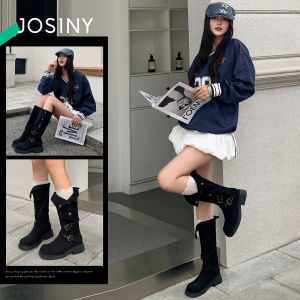 Josiny | Height Increasing Long Boots With Fleece For Women Autumn/Winter