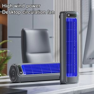 Home Taste 2000mAh Portable Fan Electric Fan Air Conditioner Fan Quiet Wall Mount Desk Fan Tower Fan 3 Speed Rechargeable for Home