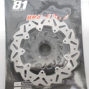 Piringan Cakram Depan Lebar Hitam Model PSM KTC Jupiter Z Burhan Vega Old F1 ZR 300mm Plus Breket