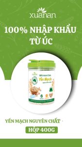 Combo 2 Hộp Yến Mạch Nguyên Chất Ăn Liền Xuân An [ko đường] 400G(Tặng Kèm 2 Túi Yến Mạch 150G)