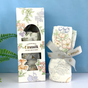 【Gift Box】Einmilk Baby Burp Cloth Anti-Spitting High Breathable High Absorbency Feeding Towel