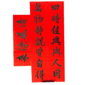 Handwritten Couplets Wedding Full Moon Celebration Famous Artist New Year Bright Finish Business Opening House Moving Gifts