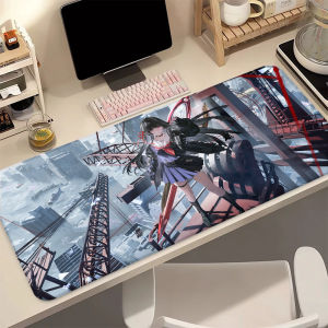 Bandai | Shiny Style Kuchiba Chisa Gaming Gamer Mouse Pad Wuthering Waves Large Keyboard Mat Waterproof Office Home Decor for Teens