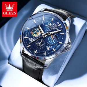 OLEVS | Starry Night Luminous Quartz Mechanical Watch Waterproof for Youth