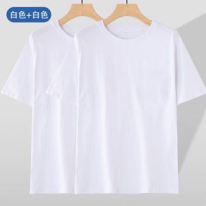 Loose Fit Pure Cotton Short Sleeve T-Shirt for Middle-Aged And Elderly Men Breathable Comfortable Dad Shirt Grandpa Tee