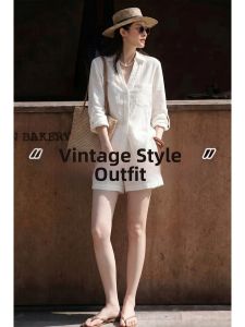 V.C.I | Loose Fit Sun Protection Linen Shirt and Shorts Set