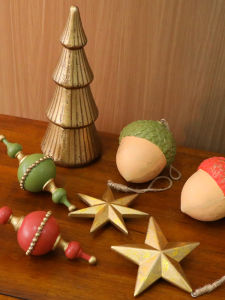 Đồ Trang Trí Cây Thông Noel Five Star Nhỏ Đồ Trang Trí Cửa Hàng Mô Phỏng Nhà Máy Đồ Chơi Phụ Kiện Trang Trí Không Gian