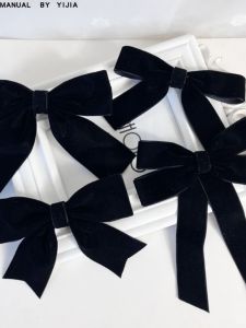 Phụ Kiện Trang Phục JK Màu Đen Nhung Sang Trọng Đa Năng Nút Thắt Cổ Áo Sơ Mi Trang Trí Tinh Tế Kẹp Áo Vest