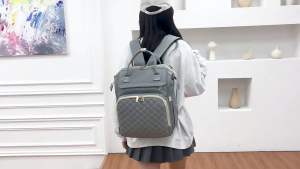 4019 (JESSICA MINKOFF) Mummy Backpack Baby Diaper Bag Mother Bag Women Travel Backpack Diaper Backpack