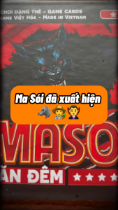 Board Game Ma Sói – Trò Chơi Nhóm Trí Tuệ Giải Trí Cực Vui Cho Bạn Bè Gia Đình! ChunChinToyKingDom