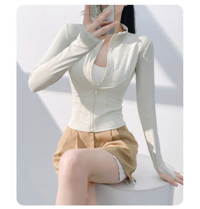 แจ็คเก็ตป้องกันแสงแดดลาย SUPERFLOWER ใหม่สำหรับผู้หญิง: แจ็คเก็ตกีฬากลางแจ้งเอวต่ำระบายอากาศ