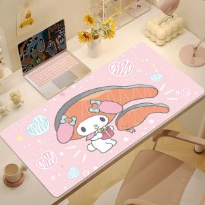 Sanrio | My M-Melody Cute Kawaii Mouse Pad Non-slip Thickened Large Writing Lockedge Office Student Gaming Cushion MousePad