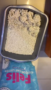 Felis Pasir Kucing Kapas 6 Litter - Pasir Eco Friendly Cepat Menggumpal Wangi Tahan Lama SUPER PREMIUM GPO