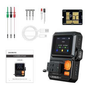 LCR-D2 Đa Chức Năng Máy Kiểm Tra Transistor Diode Triode Điện Dung Máy Đo Màn Hình LCD 1.44 Inch Điện Trở LCR ESR Máy Đo Cho DIY Điện Tử