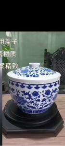 5kg 10kg Porcelain Rice Container Rice Pot Ceramic Pot Multipurpose food Container Storage