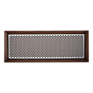 SANXUN | Walnut Wood Tea Tray with Water Drainage Home Use Small Size