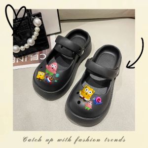 { "TKGirl รองเท้าหัวโต ฟรี ดีเทลสุดน่ารัก สายรัดและส้นใช้งาน รองเท้าหัวโตสำหรับแฟชั่นผู้หญิง คาวาอี้ รูปภาพเป็นไปได้" }