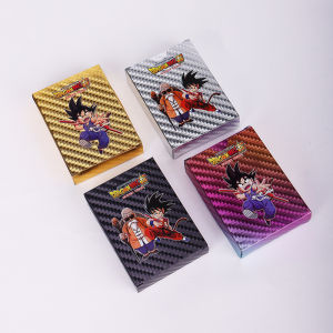 Không Có Lặp Lại 55Pcs Vàng Bạc Đen Rồng Bóng Thẻ Con trai Goku Vegeta Saiyan Tượng Hiếm Bộ Sưu Tập Thẻ Đồ Chơi Quà Tặng