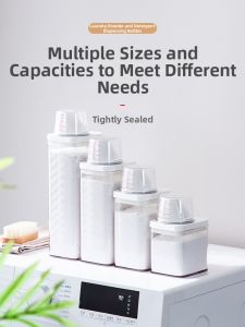 YYIEDERNG | Multipurpose Storage Container for Detergent Pods and Laundry Liquid Plastic