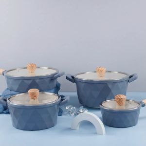 ASIAWARE Diamonite Non Stick Granite Cookware 18cm Saucepan Milk Pot Periuk Batu Granite Original