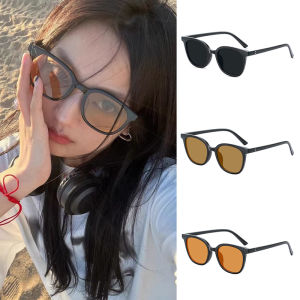 แว่นตาวินเทจ กรอบกลมสีดำย้อนยุคป้องกันรังสียูวีแฟชั่นสไตล์เกาหลี แว่นตา MIMOON สำหรับผู้ชายและผู้หญิง