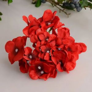 1 Pcs/lot Colorful Decorative Flower For Wedding Party Luxury Artificial Hydrangea Silk DIY Flower Decoration For Vase