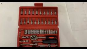 BỘ DỤNG CỤ SỬA CHỮA ĐA NĂNG 46 CHI TIẾT MỞ MỌI LOẠI ỐC 1/4