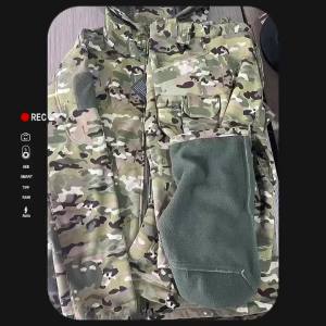 Military Men Softshell Jackets Winter Tactical Shark Skin Windbreaker Plus Size Man Waterproof Coat Fleece Outwear Bomber Jacket