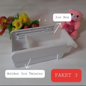 Holder Ice Twister Ice Twist Dan Ice Box Kulkas Panasonic Original