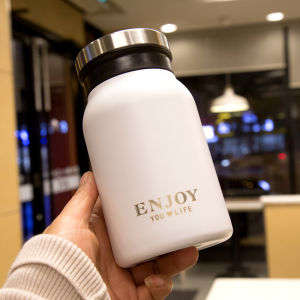 Fashion Trendy Sports Stainless Steel Thermos Cup with Tea Infuser Filter Screen Minimalist Business Cold-Keeping Cup for Men and Women Students