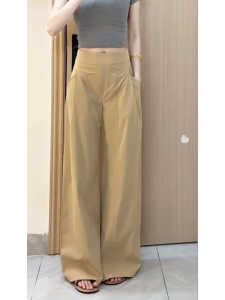 MANMI | Minimalist Khaki Casual Wide Leg Pants Summer