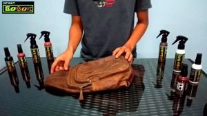 GOSOK Cat Kulit Permanen Waterbased tanpa membuat kaku Cat Kulit Sepatu Repaint Canvas Cat jaket kulit tas Gosok Leather Paint Acrylic Rubber Cat Midsole Rubber Boost Cat repaint kulit jok sofa 100ml 60ml