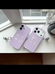 Ốp Điện Thoại iPhone 17/17 Pro Max/16 Pro Max Họa Tiết Hoa Loa Kèn Màu Tím Phong Cách Hàn Quốc Chất Liệu IMD Chống Bụi PC+TPU Bảo Vệ Cơ Bản