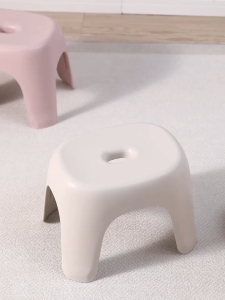 Stackable PP Kids Stool - Playful Round Corner Design Slip-Resistant & Pressure-Resistant