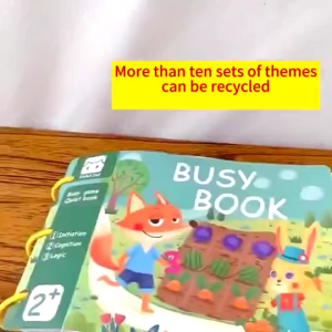 【Gift For Baby】Babys Enlightenment Book Busy Book For Montessori Toys Early Learning Kids Book Activity Book