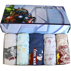 Boys Underwear Triangle Pure Cotton Shorts Kids Pants Thin Baby Boy Teen Super Hero 100% Cotton