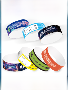 Disposable Dupont Paper Waterproof Childrens Playground Concert Ticket Wristbands Amusement Park Hand Bands Creative Cultural Products