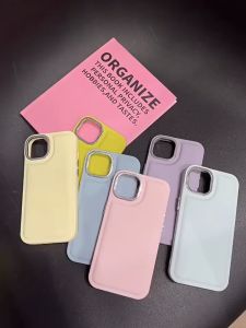 NEW! PASTEL COLOR MACAROON SILVER AIRBAG SILICONE CANDY COLOR CASE FOR Iphone 16 PRO MAX 16 PLUS 15 PRO MAX 15 PLUS 14 PRO MAX 14 PLUS 13 PRO MAX 12 PRO MAX 11 PRO MAX XS MAX XR SILICONE PASTEL COLOR CASE RAINBOW