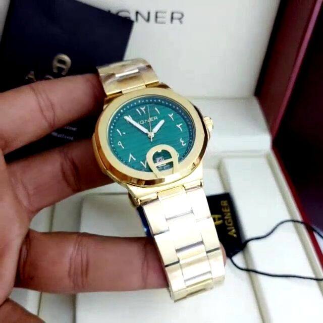 Jam Tangan Wanita Aigner Taviano Gold Arabic A113100 Stainless Stell Free Box Lazada Indonesia