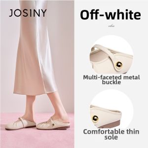 Josiny | Soft Comfort Slip-on Mary Jane Half Mules Womens Spring/Summer Shoes
