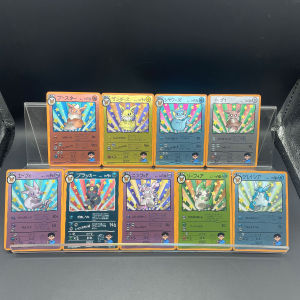 Takara Tomy | DIY Anime PTCG Self-made Original Vintage Hand-Drawn Style Eeveelutions Umbreon Jolteon Eevee Game Collection Card Birthday Gift