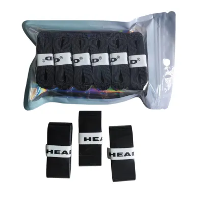 HEAD | head 6pcs Overgrip Sweat Band Absorption Sticky PU Tennis Racket Padle Grip Hand Glue Tennis Badminton Racket Grip Belt