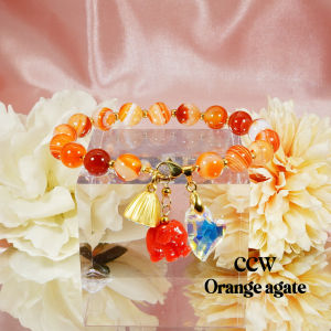 lucky charm Elephant lotus and crystal heart shape bracelet (CCW)