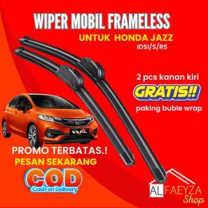 Promo Wiper Kaca Mobil Frameless Honda Jazz Sepasang 2 Pcs Kanan Kiri