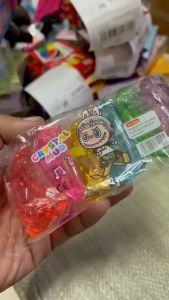 Crystal Mud CX-01 1 Pack = 6 Pcs Mainan Anak Slime Pack Import 6 Warna Motif Labubu Sanrio Dino
