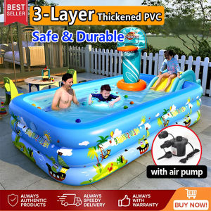 Thickened Inflatable Swimming Pool Big Size for Kids Family Baby Sale Portable with Air Pump